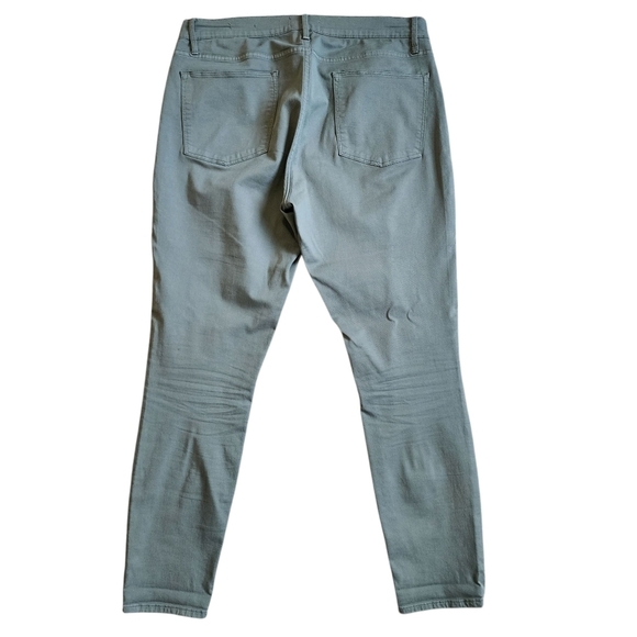 Frame Denim Le High Skinny Green Pants - 32 - Picture 4 of 7